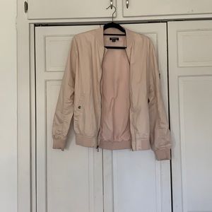 Baby Pink Bomber Jacket